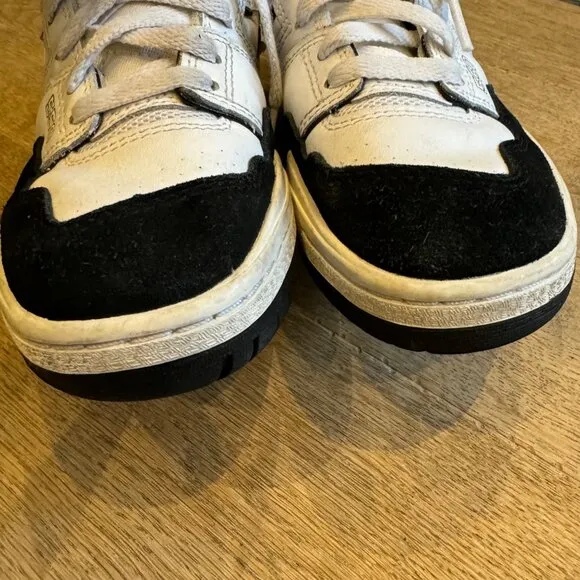 New Balance 550 White &amp; Black Sneakers