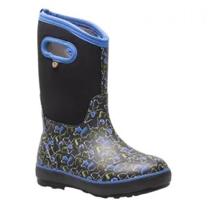 NEW BOGS boy's classic pets boots in black multi