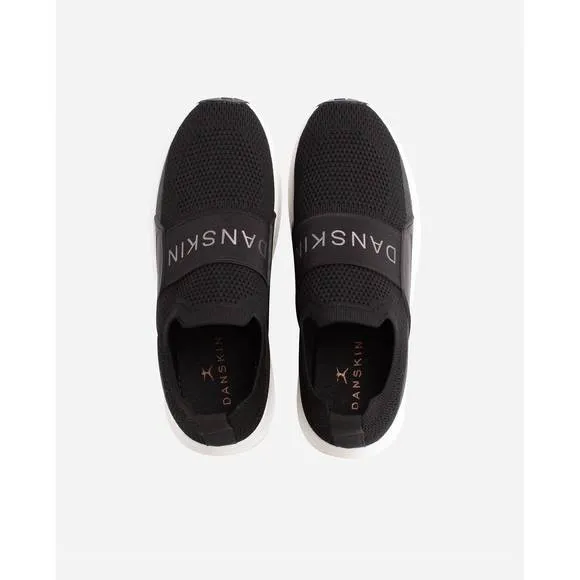 NEW DANSKIN insight slip on sneaker in black