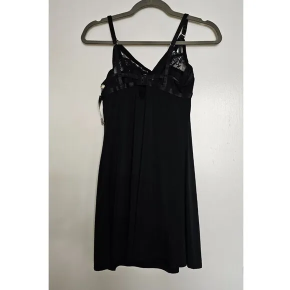 NEW!! Dita Von Teese Madame X Slip/Chemise, Cheetah