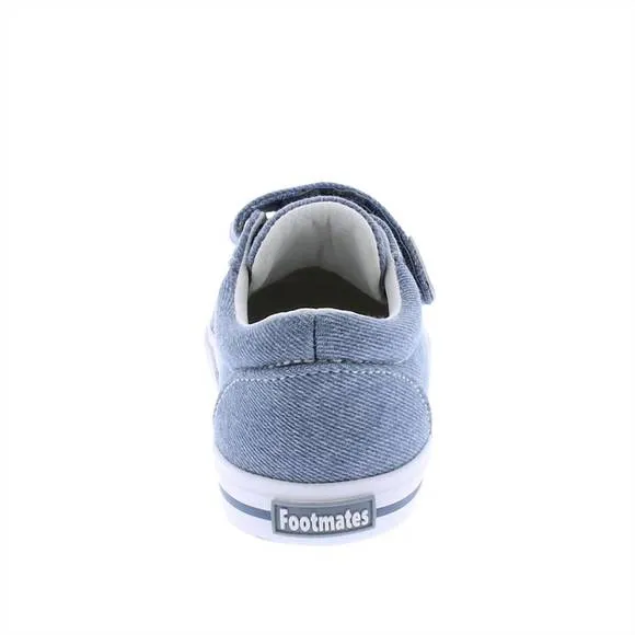 NEW FOOTMATES kid's jordan sneakers in denim