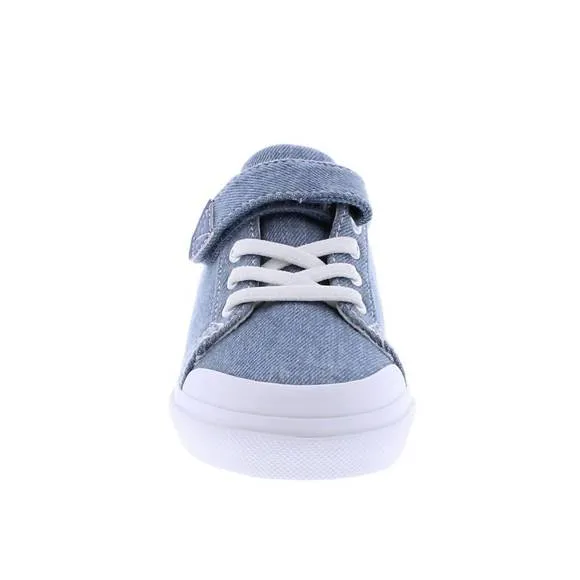 NEW FOOTMATES kid's jordan sneakers in denim