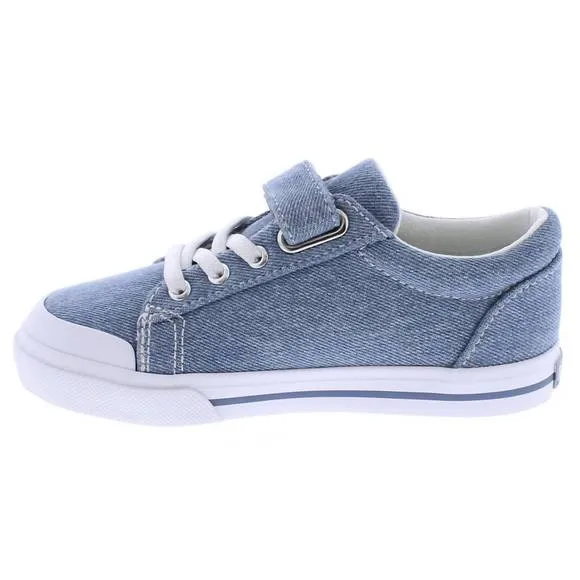 NEW FOOTMATES kid's jordan sneakers in denim