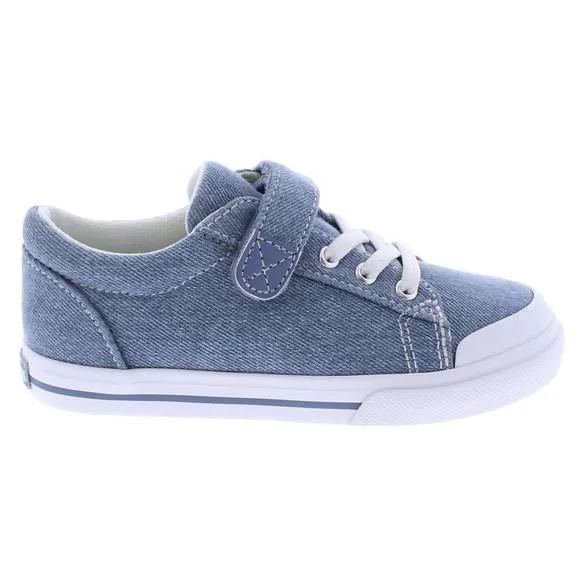 NEW FOOTMATES kid's jordan sneakers in denim
