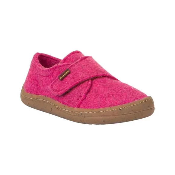 NEW FRODDO girl's wooly slippers in fuchsia