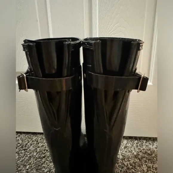 ✨New✨ Hunter Boots Original Tall Gloss Adjustable Back Rain Boots