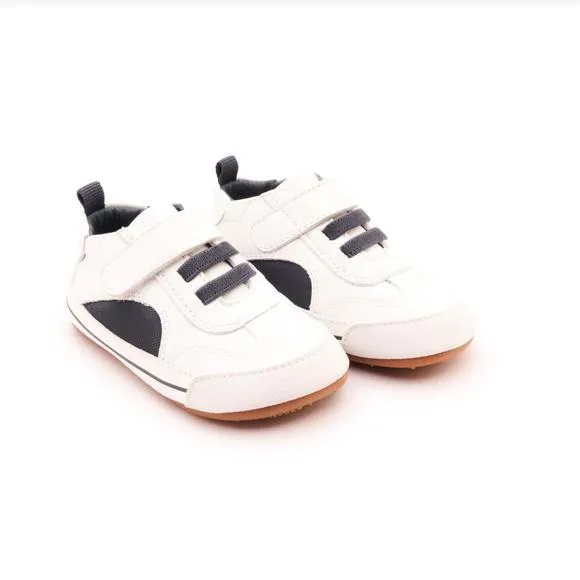 NEW OLDSOLES meshy sneaker in navy/snow