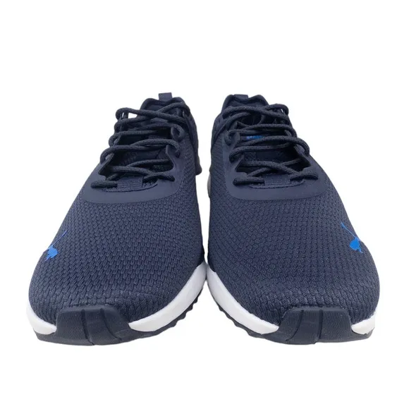 New PUMA Men's PC Runner Sneaker Shoes Navy Blue White 9.5 or 13