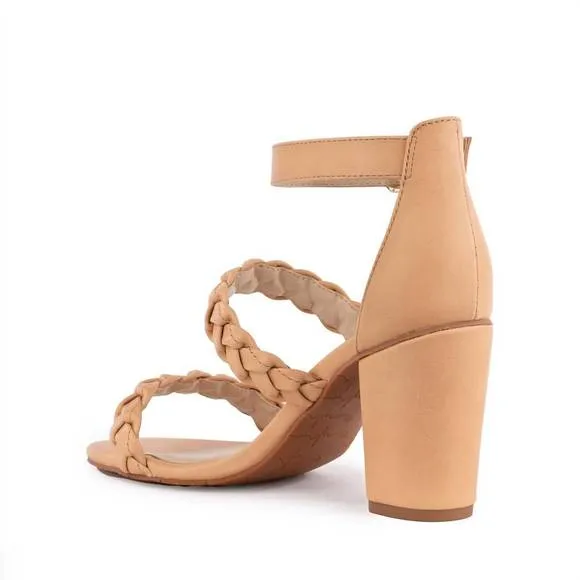 NEW SEYCHELLES wanna be heel in tan