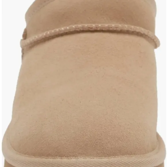 New UGG Tan Suede Slippers