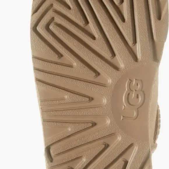 New UGG Tan Suede Slippers