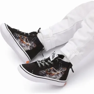 New Vans Toddler Comfy Cush SK8-HI Discovery project tigers black sneakers