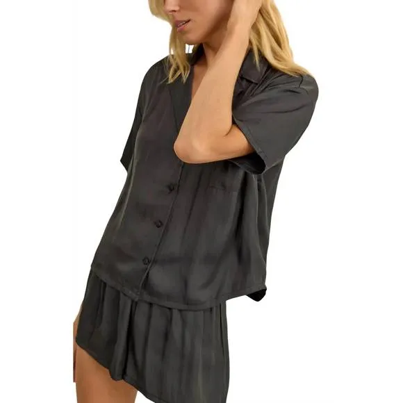 NEW Z SUPPLY treat yourself pajama set in graphite