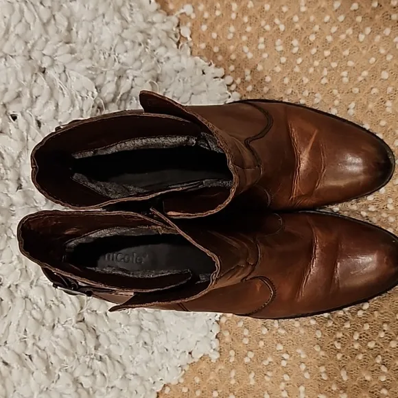 Nicole Leather Boots