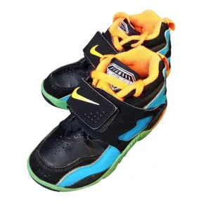 Nike Air Diamond Turf Child Athletic Sneakers Black