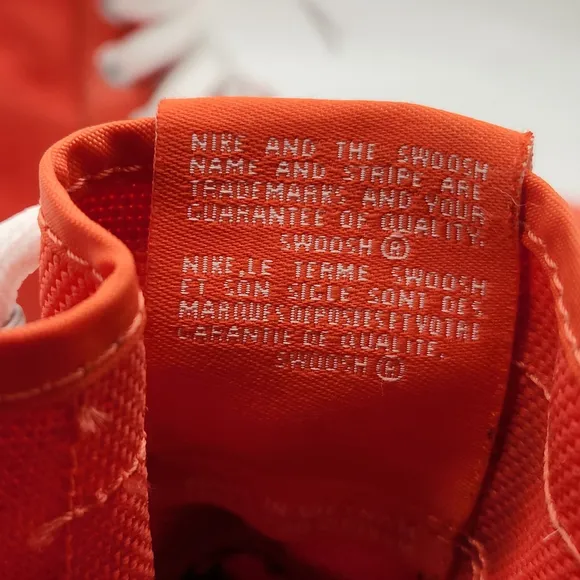 Nike Air Force 1 Mid Team Orange Sneakers Men’s Sz 9.5 917753-800 Custom Swoosh
