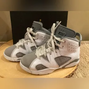 Nike Air Jordan Retro 6 Cool Grey Toddler DV3605-100 Size-10.5 With Box