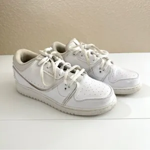 Nike Kids Air Jordan 1 Flight 2 Low White Sneakers Size 5YW