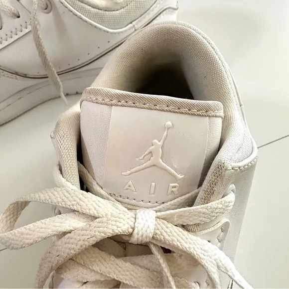 Nike Kids Air Jordan 1 Flight 2 Low White Sneakers Size 5YW