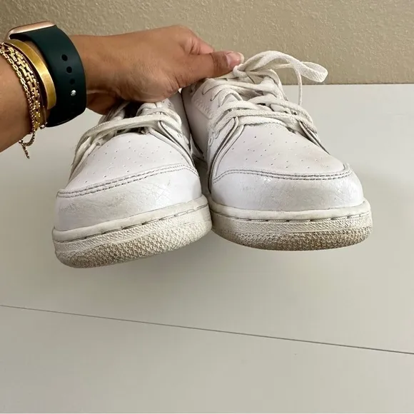Nike Kids Air Jordan 1 Flight 2 Low White Sneakers Size 5YW