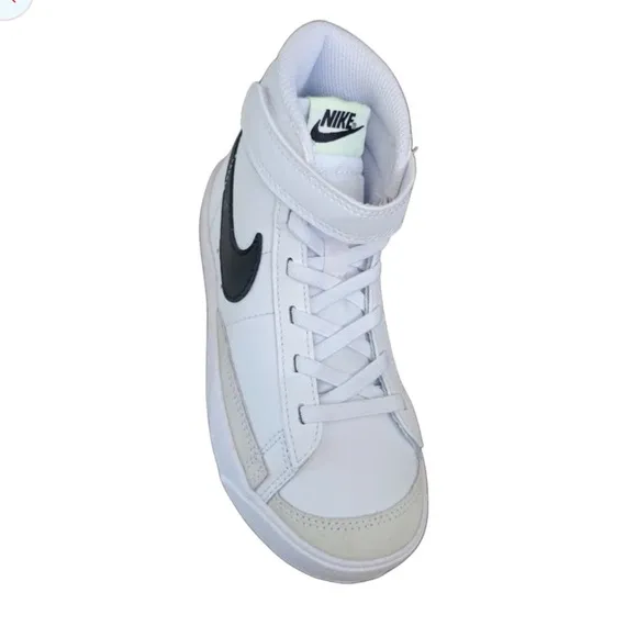 Nike Kids' Blazer Mid '77 High TopSneaker size 12.5C  NEW 'White Black Volt'