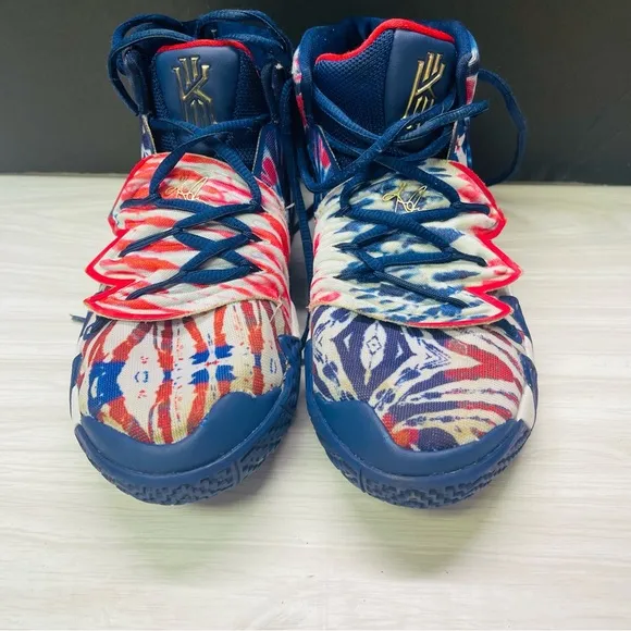 Nike Kyrie Kybrid S2 Blue Size 6Y Void/White-Metalic Gold Tie Dye CV0097 400