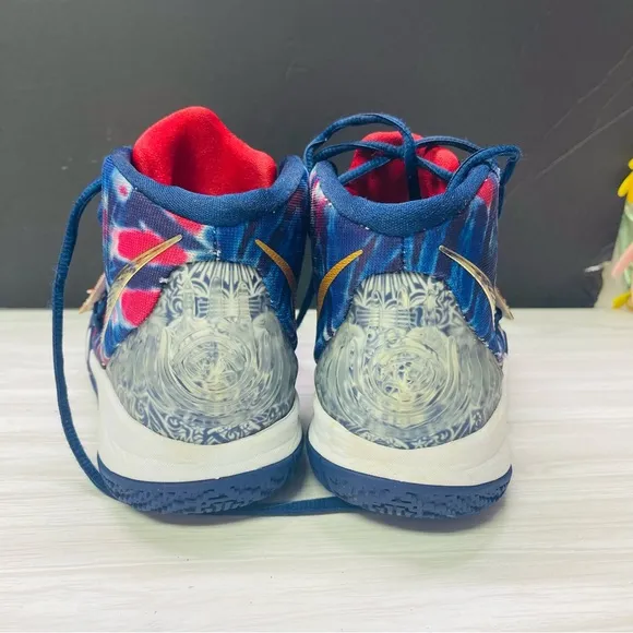 Nike Kyrie Kybrid S2 Blue Size 6Y Void/White-Metalic Gold Tie Dye CV0097 400