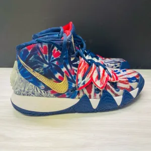 Nike Kyrie Kybrid S2 Blue Size 6Y Void/White-Metalic Gold Tie Dye CV0097 400