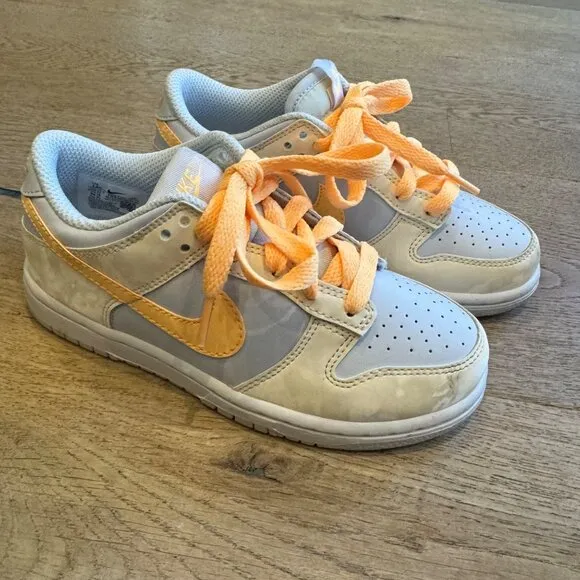 Nike Youth Dunk Low Sneakers Blue &amp; Orange