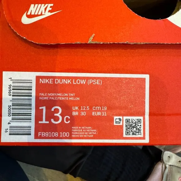 Nike Youth Dunk Low Sneakers Blue &amp; Orange