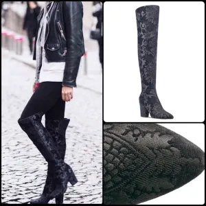 Nine West Seventh Brocade Over-The-Knee Boots, 7.5
