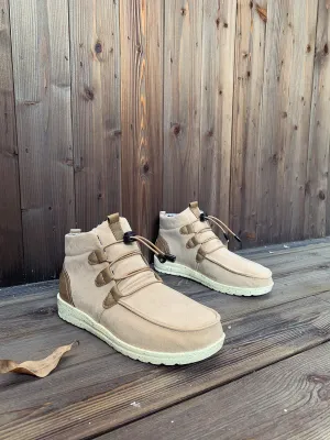 Nirvana Beige Bungee Lace-Up Casual Sneaker
