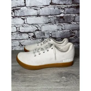 NoBull Ivory Canvas Trainer Training Lace Up Shoes Sneakers Men’s Sz 11M US/45EU