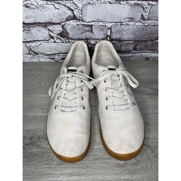 NoBull Ivory Canvas Trainer Training Lace Up Shoes Sneakers Men’s Sz 11M US/45EU
