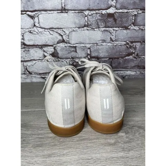 NoBull Ivory Canvas Trainer Training Lace Up Shoes Sneakers Men’s Sz 11M US/45EU