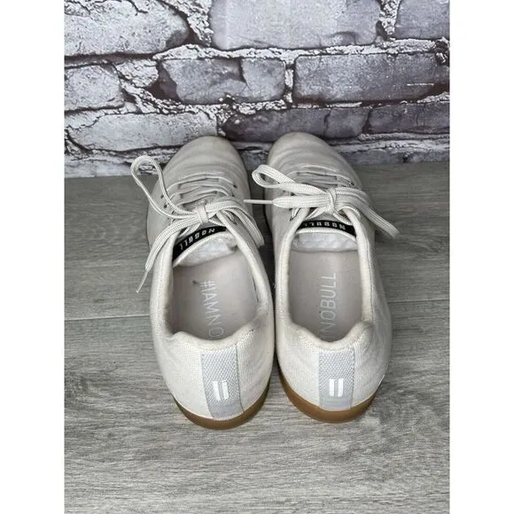 NoBull Ivory Canvas Trainer Training Lace Up Shoes Sneakers Men’s Sz 11M US/45EU