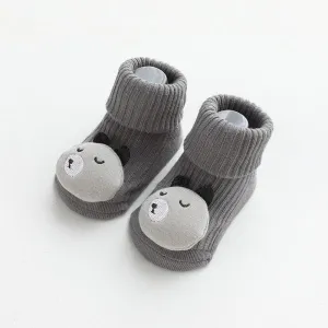 Non-Slip Soft Cotton Cartoon Animal Baby Socks