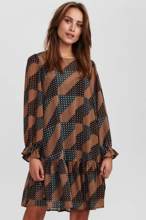 NUPATCH DRESS - Dark Sapphire
