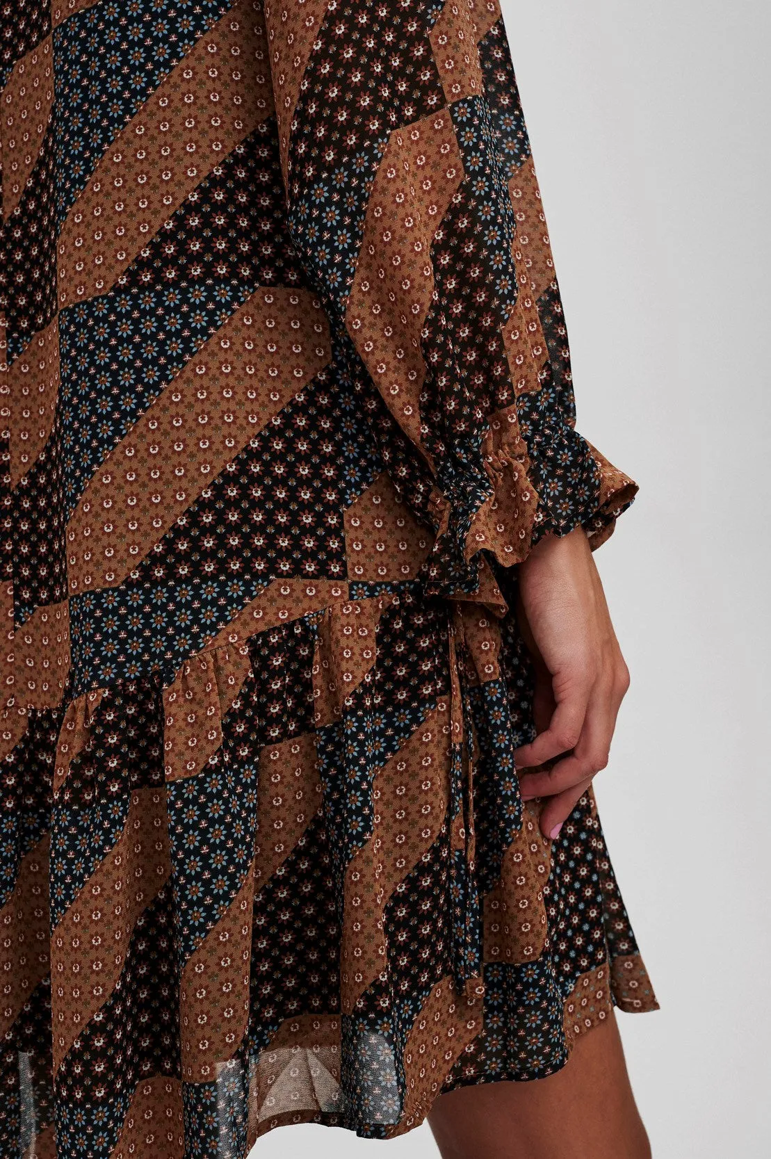NUPATCH DRESS - Dark Sapphire