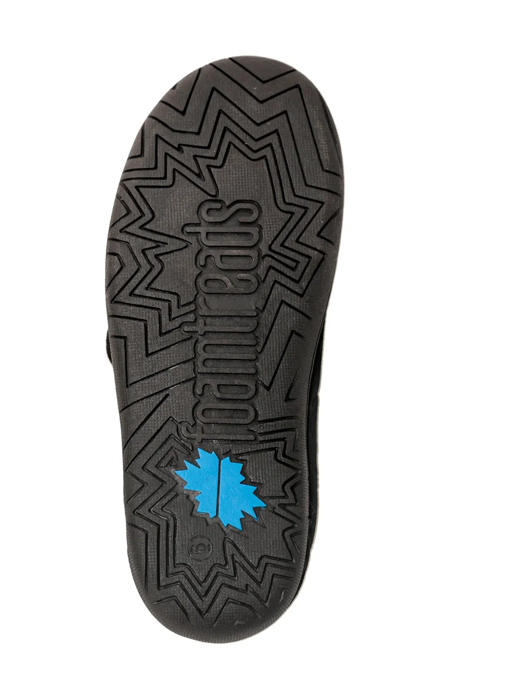 Nurse 2 Black Flower Print Women's Slipper