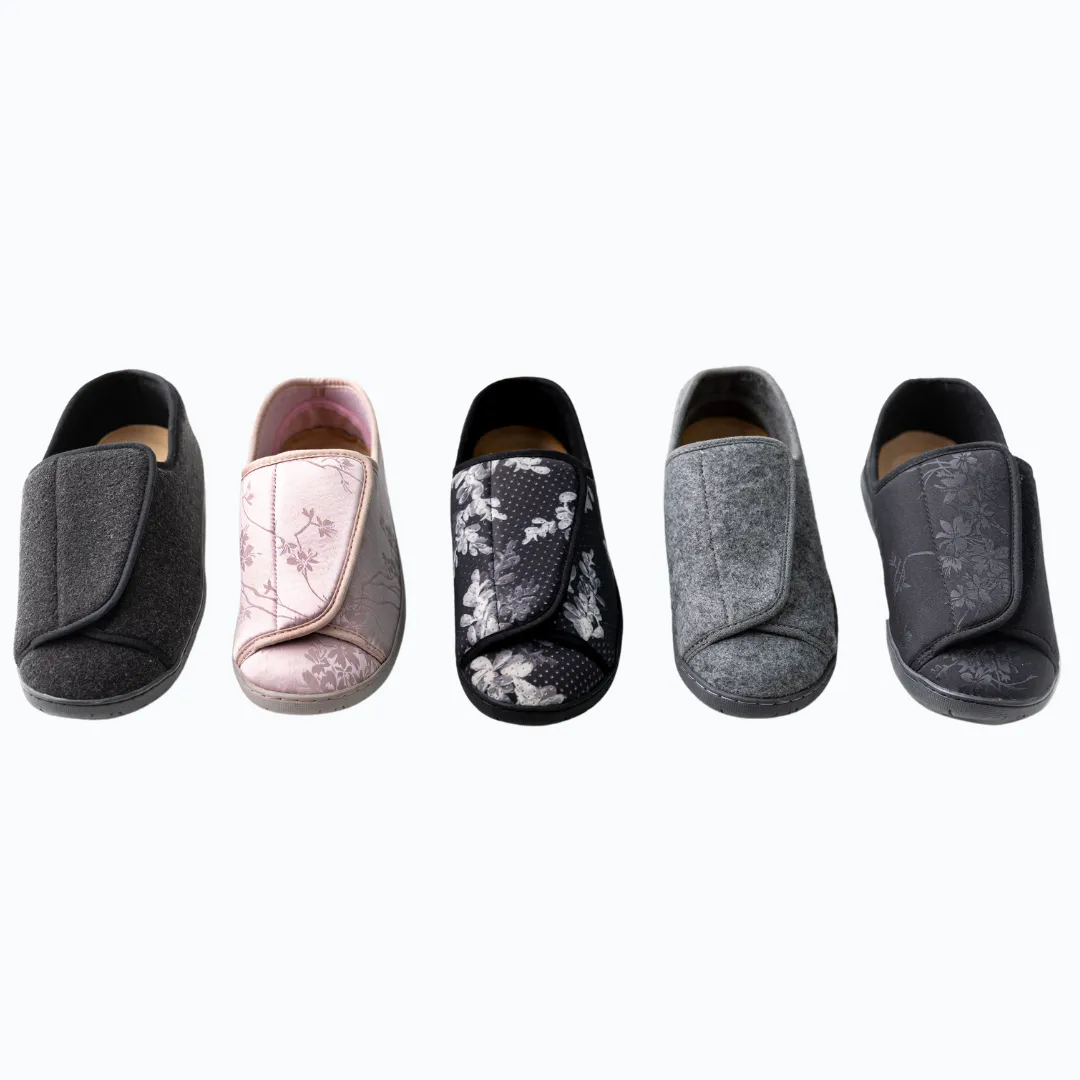 Nurse 2 Dusty Rose Satin Women's Slipper