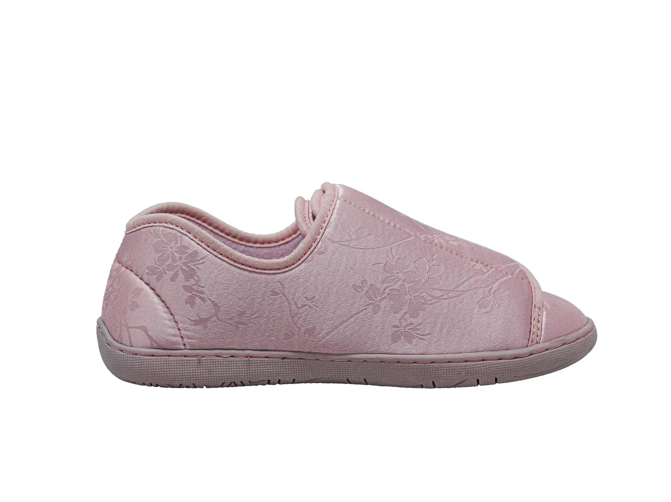Nurse 2 Dusty Rose Satin Women's Slipper