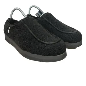 NWOB P448 | Women’s Black Bubble Genuine Shearling Slippers 41 9