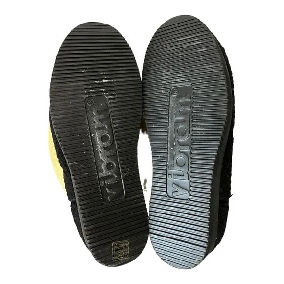 NWOB P448 | Women’s Black Bubble Genuine Shearling Slippers 41 9