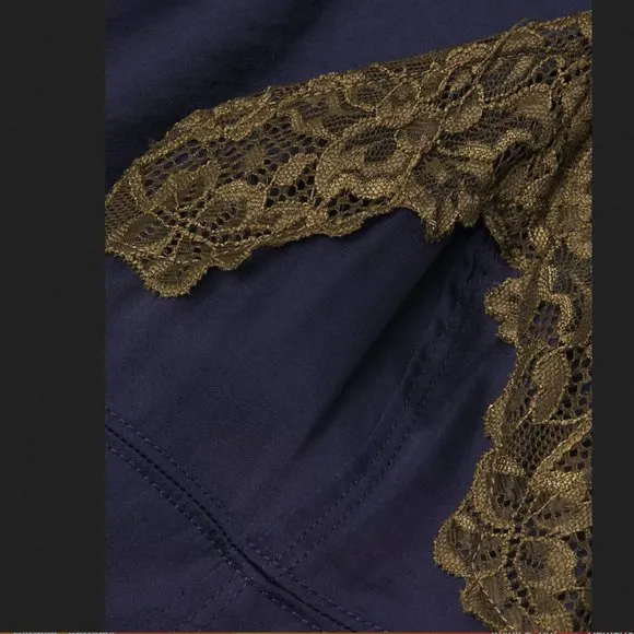 NWOT Free People Aries Rising Satin Lace Mini Slip