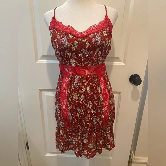 NWOT FREE PEOPLE Last Night Mini Nightgown Slipdress