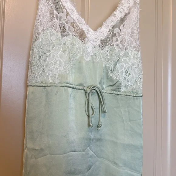 NWOT Free People Now Or Never Mini Slip | XSmall | Green