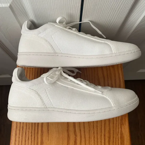 NWOT!VIVAIA Unisex V Prime White Water Repellent Sustainable Sneakers SZ43(10US)
