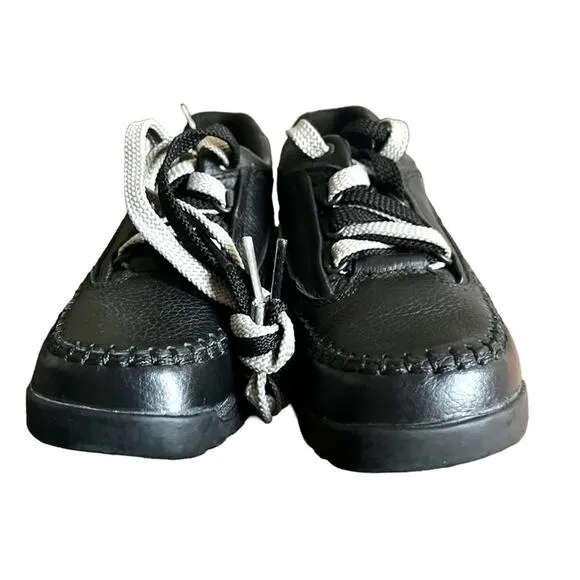 NWT! Clarks Caribou Black Leather Lace Up Shoes-Comfy