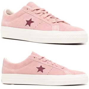 NWT Converse One Star Pro OX Shoes Cherry Vision Canyon Dusk Pink Suede Leather